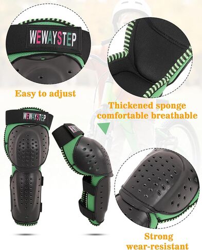 Kids Motorcycle Jacket Dirt Bike Gear,Motocross Spine Chest Protector Armor Suit with Knee Shin Guards in Kuwait