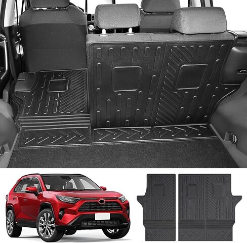 Backrest Mat for 2019-2025 Toyota RAV4 Rear Seat Back Protector All Weather TPE Cargo Liner for 2019 2020 2021 2022 2023 2024 2025 RAV4(Backrest Mat) in Saudi Arabia