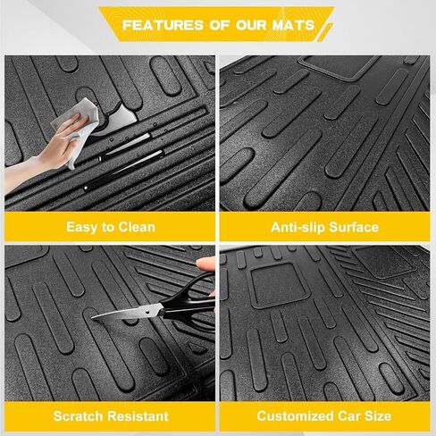 Backrest Mat for 2019-2025 Toyota RAV4 Rear Seat Back Protector All Weather TPE Cargo Liner for 2019 2020 2021 2022 2023 2024 2025 RAV4(Backrest Mat) in Saudi Arabia