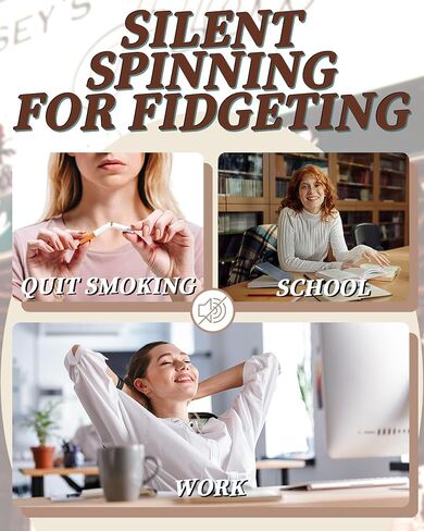 Fidget Spinner Rings for Anxiety for Women - 925 Sterling Silver Sunflower/Rose/Daisy Promise Bands Relieving Stress Jewelry Anti Anxiety Gifts for Couples Women in Saudi Arabia