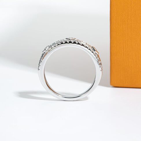 Moissanite Eternity Rings Wedding Bands D Color VVS1 Clarity Round Brilliant Cut 925 Sterling Silver 5/6 Stones Anniversary Band Rings for Women with Certificate in Kuwait