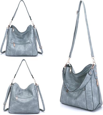 Large Crossbody Purses Set For Women Shoulder Tote Handbags Ladies Hobo Bags With Matching Wallet 4PCS in Kuwait