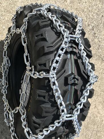 TireChain.com Polaris Ranger، 04-09 (R) 25x11-12 ATV UTV غير مرصع. ليست سلاسل إطارات V-BAR in Kuwait