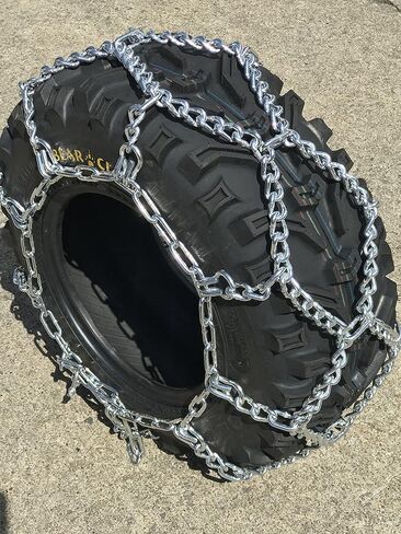 TireChain.com Polaris Ranger، 04-09 (R) 25x11-12 ATV UTV غير مرصع. ليست سلاسل إطارات V-BAR in Kuwait