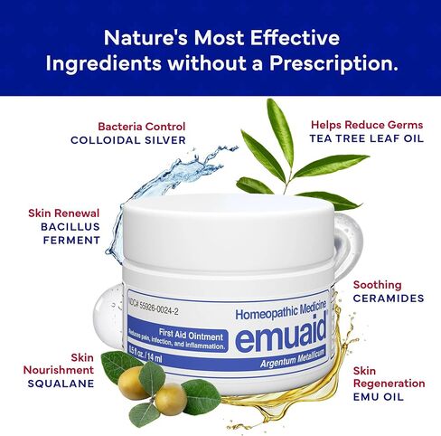 مرهم emuaid 16oz - كريم الأكزيما. علاج القوة المنتظم. علاج قوي منتظم لقدم الرياضيين، والصدفية، وحكة اللعب، ومضاد للحكة والطفح الجلدي in Saudi Arabia