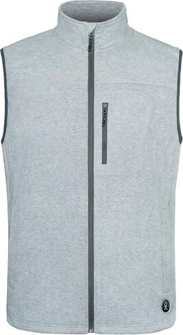 Little Donkey Andy Men's Warm Fleece Vest Windproof Sleeveless Full-Zip Jacket for Golf Hiking Running Travel in Kuwait