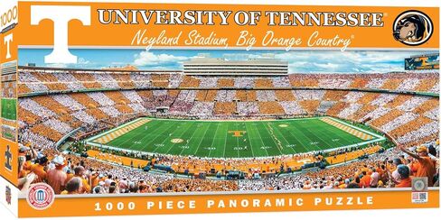 MasterPieces 1000 Piece Sports Jigsaw Puzzle - NCAA Tennessee Volunteers Center View Panoramic - 13"x39" in Kuwait