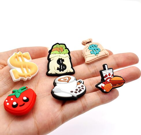 40 60 100 150 185 200 400pcs Random Shoe Charms Mixed Shoe Decorations Lovely Cool PVC Animals Flowers Balls Letters Numbers Shapes Shoes Ornaments for Bracelets and Sandals Different Designs unisex-adult Shoe Ornaments Party Birthday Gifts in Kuwait