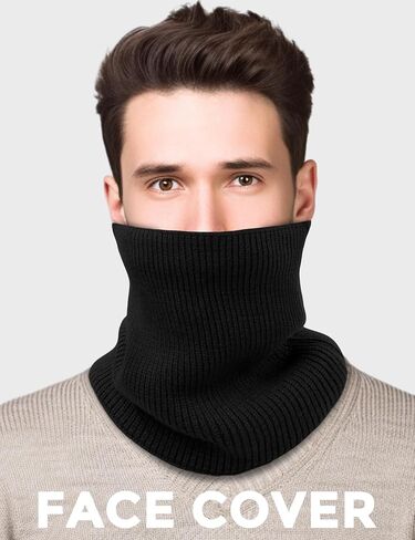 Buauty Neck Warmer Gaiters for Men Women Winter Neck Scarves Fleece Cold Weather Gear Ski Accessories Nose Ear Face Mask in Saudi Arabia