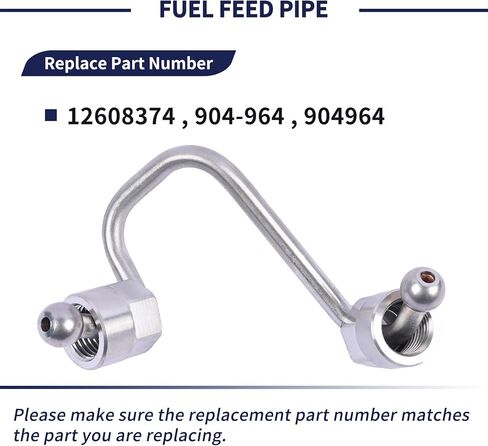 12608374 Intermediate Fuel Feed Pipe Compatible with Buick Allure Regal Verano, for Chevy Equinox Impala Malibu, for GMC Terrain 2010-2017 High Pressure Fuel Injector Hose Line in Saudi Arabia