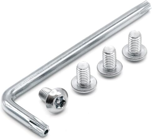 ReplacementScrews Anti-Theft Stainless Rear License Plate Screws Compatible with Tesla - M5-0.8 x 8mm - Tamper Proof Security Screws (Pack of 4) in Kuwait