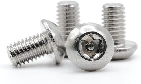 ReplacementScrews Anti-Theft Stainless Rear License Plate Screws Compatible with Tesla - M5-0.8 x 8mm - Tamper Proof Security Screws (Pack of 4) in Kuwait