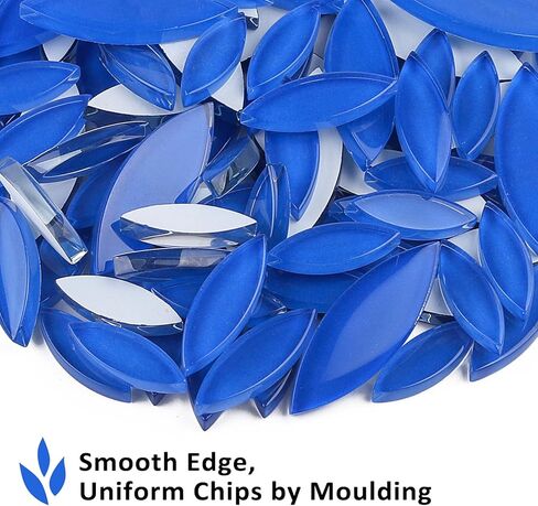 بلاط فسيفساء زجاجي بتلات صفراء، قطع زجاجية فسيفساء 454 جرام للحرف اليدوية، مجموعات مستلزمات حرفية فسيفساء الزهور لفن الفسيفساء بنفسك in Kuwait