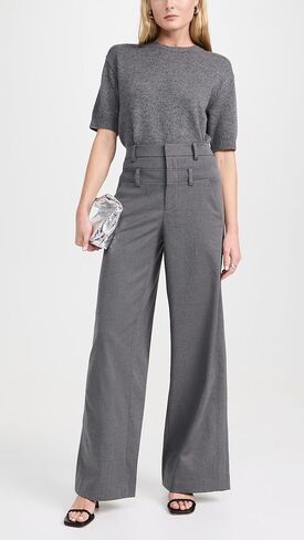 alice + olivia Women's Aspen Double Waist Trousers in Saudi Arabia
