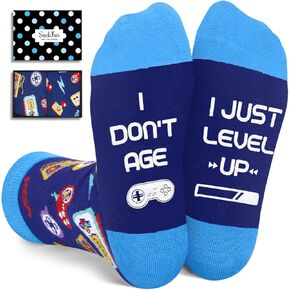 Gamer Gifts for Teen Boys Adult - Gaming Socks for Men, Video Game Socks for Teens, Christmas Gifts