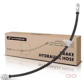 A-Premium Front Passenger Brake Hydraulic Hose Compatible with Subaru and Saab Models - Impreza 2002-2016, Legacy 1999-2009, 9-2X 2005-2006 - Replace# 32006196