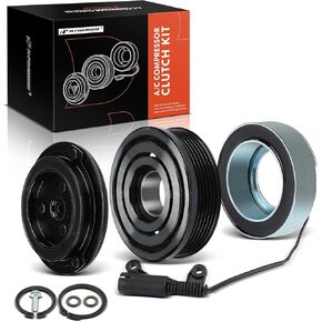 A-Premium Air Conditioner AC Compressor Clutch Kit Compatible with Mini Cooper 2002-2008 1.6L