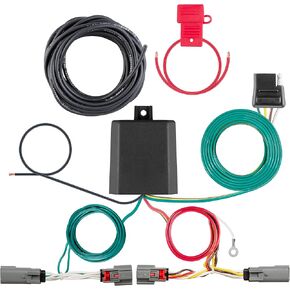 CURT 56487 Vehicle-Side Custom 4-Pin Trailer Wiring Harness, Fits Select Mazda CX-5, CX-50, Black