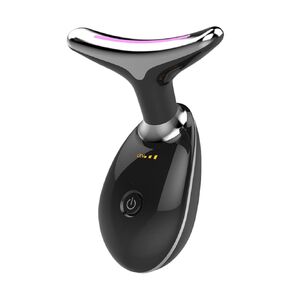 Red Light Therapy for Face, Floverkity LED Face Massager, RED Light Device, at-Home Face Tool for Skin Care (Black,3 Light)
