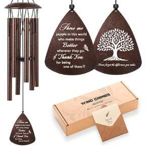 Anniversary Romantic Gifts for Couples, Mr and Mrs Anniversary Wind Chime Gifts, Happy Anniversary Keepsake Gifts for Parents Wife Husband Friends, Wedding Anniversary Decorations