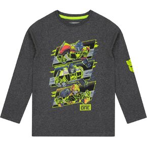 Transformers Shirt | Megatron, Bumblebee and Optimus Prime Shirt | Boys Long Sleeve Shirt | Sizes 4 to 10