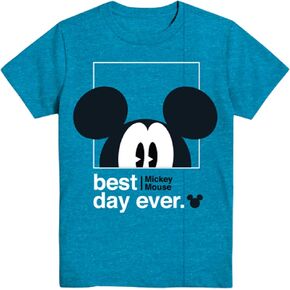 Disney Mickey Mouse Best Day Ever Big Boys T-Shirt