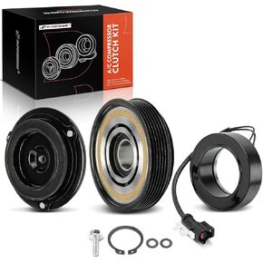 A-Premium Air Conditioner AC Compressor Clutch Kit Compatible with Ford Escape 2005-2007 & Mazda Tribute 2005-2006 & Mercury Mariner 2005-2007, 2.3L