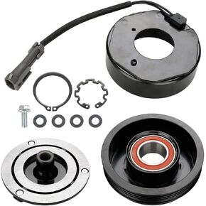 JDMON AC Compressor Clutch Assembly Repair Kits Compatible with Cadillac Escalade, Chevy Tahoe Express Silverado 1500 2500 3500, GMC Savana Sierra Yukon, Hummer 2000-2010, Replace 19130450 29002C
