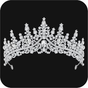 Tiaras for Women, Crystal Queen Crowns for Women, Bridal Tiara and Crown for Wedding, Princess Headband for Birthday Party