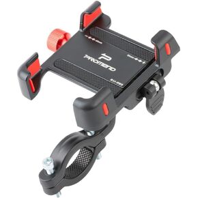 Quick Release Bike Phone Mount Holder, Aluminum Alloy Motorcycle Phone Mount, 360° Rotation, Universal Bicycle Phone Mount for 4.5-7 Inch Phones