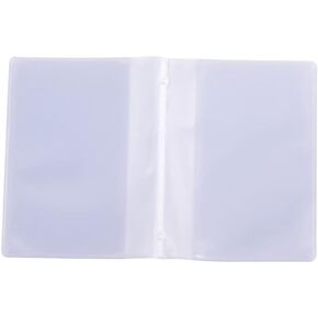 5pcs Clear PVC Wallet Insert Credit Card Holder with 13 Pgae 26 Slots Plastic Card Wallet Insert Replacement