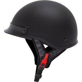 Cartman Cruiser Scooter Motorcycle Half Face Helmet,Matte Black Graphics, DOT Approved for Bike Scooter ATV UTV Chopper, Small