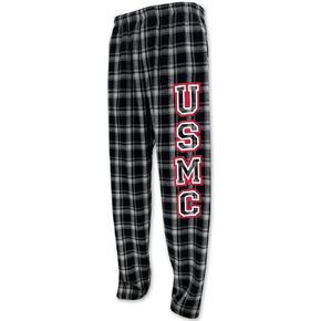 Armed Forces Gear USMC Flannel Pants (Black/Plaid)