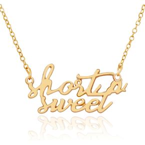 𝐒𝐡𝐨𝐫𝐭 𝐧' 𝐒𝐰𝐞𝐞𝐭 Inspired Necklace Jewelry Merch Accessories for Women Fans Costume Outfit Dress Decor