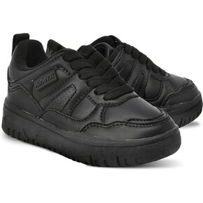 Hurley Kids' Jason Low Cut Sneakers, Lace Up Sneaker Shoes for Kids, Sports Shoes for Boys and Girls, Padded Sneakers with Durable Outsoles, Basketball Shoes for Kids