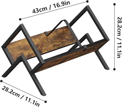 حامل تسجيل الفينيل - رف تخزين سجل الفينيل 80-100 LP، عرض سجل الفينيل سريع التجميع، منظم الفينيل للألبومات والمجلات والكتب والملفات in Kuwait