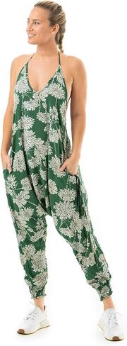 Buddha Pants Women’s Savannah Jumper – 100% Cotton Harem Jumpsuit with Pockets – Lightweight, Loose Fit for Summer & Travel in Saudi Arabia