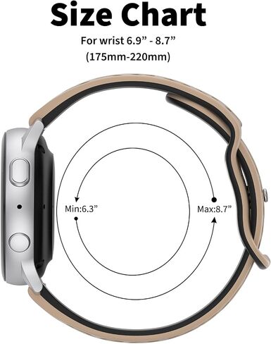 Meliya 20mm 22mm Leopard Engraved Watch Bands Quick Release Replacement Wristband, Soft Silicone Sport Replacement Straps for Men Women in Saudi Arabia