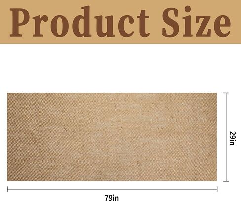 عبوتان من سجاد الجليد والثلج المقاوم للانزلاق - 29 × 79 بوصة سجادة من الخيش الطبيعي سجادة ثلج للباب الأمامي الخارجي والحديقة والممر والشرفة والسلالم in Kuwait