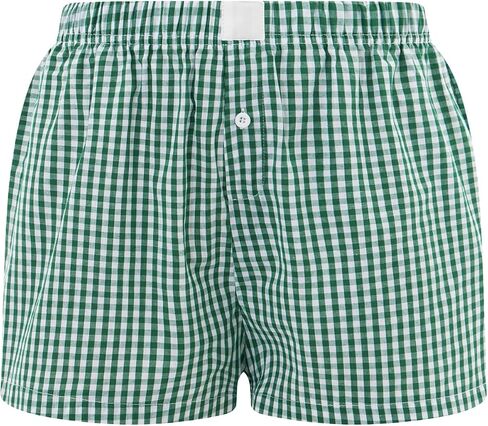 Y2k Plaid Shorts for Women Casual Elastic Waist Aesthetic Lounge Bottom Baggy Pajama Shorts Boxers Sleepwear in Saudi Arabia