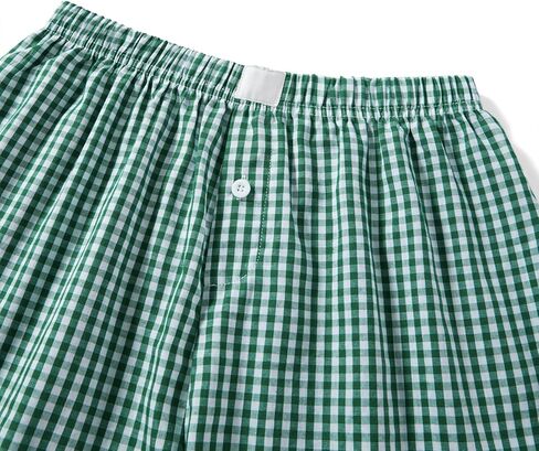 Y2k Plaid Shorts for Women Casual Elastic Waist Aesthetic Lounge Bottom Baggy Pajama Shorts Boxers Sleepwear in Saudi Arabia