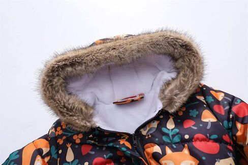 Happy Cherry Toddler Girls Winter Coats Clothes Warm Outwear Jacket Thick Windproof Parka Hooded in Saudi Arabia