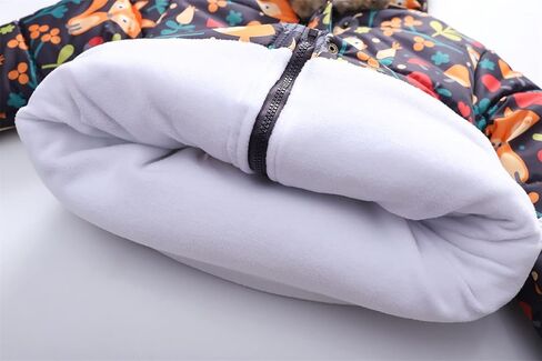 Happy Cherry Toddler Girls Winter Coats Clothes Warm Outwear Jacket Thick Windproof Parka Hooded in Saudi Arabia