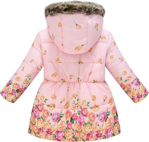 Happy Cherry Toddler Girls Winter Coats Clothes Warm Outwear Jacket Thick Windproof Parka Hooded in Saudi Arabia