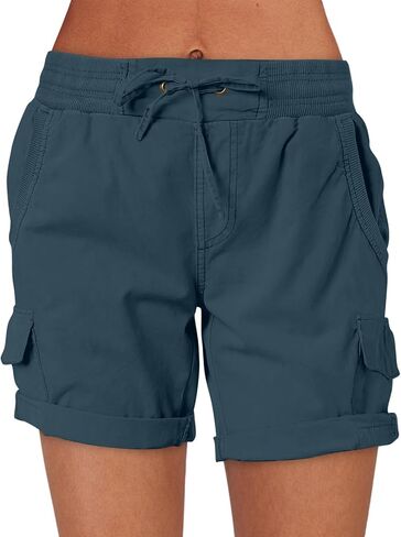 ANRABESS Womens Summer Shorts 2025 Dressy Casual Hiking Cargo Shorts Trendy Outdoor Outfits 6 Pockets in Kuwait