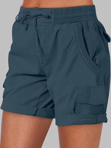 ANRABESS Womens Summer Shorts 2025 Dressy Casual Hiking Cargo Shorts Trendy Outdoor Outfits 6 Pockets in Kuwait