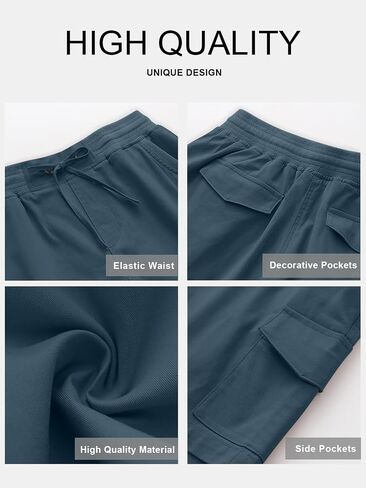 ANRABESS Womens Summer Shorts 2025 Dressy Casual Hiking Cargo Shorts Trendy Outdoor Outfits 6 Pockets in Kuwait