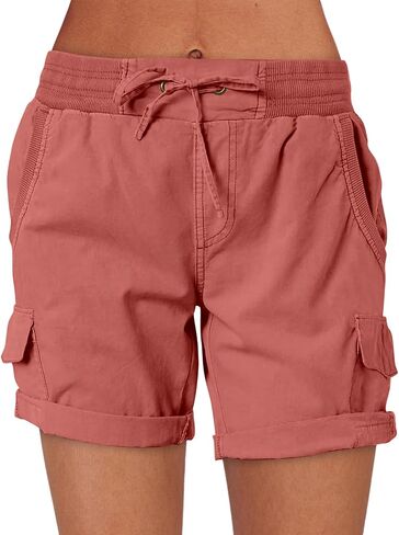 ANRABESS Womens Summer Shorts 2025 Dressy Casual Hiking Cargo Shorts Trendy Outdoor Outfits 6 Pockets in Kuwait
