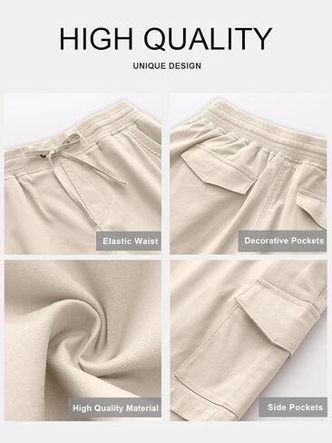 ANRABESS شورت صيفي نسائي 2025 أنيق غير رسمي للتنزه سيرًا على الأقدام ملابس عصرية للخروج 6 جيوب in Kuwait