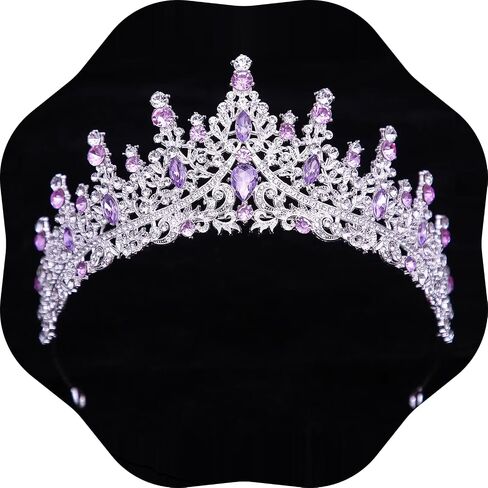 Tiaras and Crowns for Women Crystal Princess Tiaras Rhinestone Queen Crowns For Wedding Bridal Birthday Prom Pageant Party (Tiara 100) in Saudi Arabia